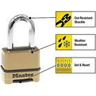 Master Lock Outdoor Combination Lock  Heavy Duty Weatherproof Padlock 