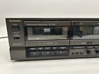 Vtg Technics Model Rs-tr157 Stereo Dual Cassette Deck Tape Player Works As Is