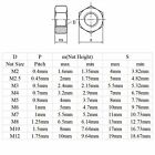Hex Nuts 304 Stainless Steel Hexagon Full Nut - Din 934 M3 M4 M5 M6 M8 M10 M12