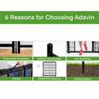Garden Fencing 36 Inch High  Low Threshold Door  8 Panels Total 17 7 Ft l  Ta   