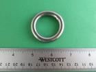 Stainless Steel 304 Round Ring Welded 5 16  X 1 3 16   8mm X 30mm 