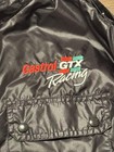 Vintage Castrol Gtx Racing Jacket Mens Xl Black Bomber Nylon Embroidered 90s