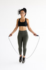 Set Of 2 Adjustable Jump Ropes Heavy Duty Ball Bearing Speed Rope Foam Handles