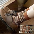 5 10 Pairs Women Winter Warm Thermal Lambs Wool Merino Heavy Duty Boot Socks