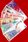 Argentina Six Unc Notes 2  5  10  20  50    100 Pesos - Various Years   Prefixes