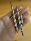 Sterling Silver Tiffany   Co Diamond Cut 925 Pen Lot Of 2x Vintage Rare See Pics