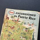 1965 Esso Tours Of Puerto Rico Booklet Standard Oil Vintage 32 Pg Maps Spanish