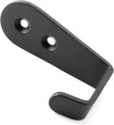 Towel Hooks Heavy Duty Black Wall Super Thick Pure Metal  8 Matte 