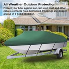 Heavy Duty V-hull Tri-hull Runabout Boat Cover Waterproof Trailerable Fishing