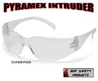 Pyramex Intruder S4110s Clear Safety Glasses Work Eyewear - 12 Pair 1dozen 