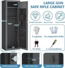 12-15 Gun Safe For Rifles   Pistols  Electronic Lock  Rifle Racks   Shelf