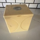 Vintage 1970s Space Age Plastic Makeup Cube Organizer Vanity Box Uk Reg 972226