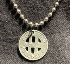 1924 Honolulu Rapid Transit Co  Coin Pendant  Circulated 99 Year Old Token 