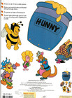 Vintage C1999 Pooh Paper Dolls And Mobile  Nos