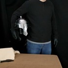 2pc Collector Set  Full Tang Tracker Knife   Knight Armor Display Helmet 14 Inch