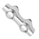 20 Pcs M2 Stainless Steel Duplex Wire Rope Clips  Duplex Double Bolt Cable Clamp
