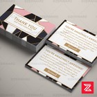 500 Thank You For Your Purchase Business Cards Pro Design 16pt Uv Gloss Or Matte