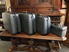 New Unused 1987 - Samsonite Silhouette 4 Luggage Set Usa Gray - Read Description
