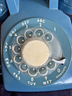 Western Electric 500 Mediterranean Blue Plastic Rotary Dial Desk Telephone Rare
