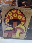 Vintage Malina Mushrooms Hook A Rug Latch Hooking Kit 20x27  New Sealed