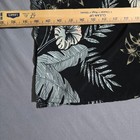 Reservoir Hawaiian Men s 2x  Black Tropical Floral Short Sleeve Button Up Shirt