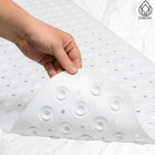 Enkosi Bath Mat - Large Non Slip Bathtub   Shower Mat - Extra Long 40 X 16 Inch
