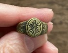 17th Century  Brass Finger Ring  Old Find From The River Thames  London