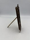 Vtg Early Antique Victorian Cast Iron Easel Picture Frame W  Antique Child Photo
