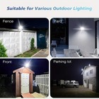 1-5pcs 12000lm Solar Street Lights Outdoor With Motion Sensor  Remote Control