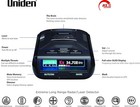 Uniden R3 Radar Detector Long Range Gps Oled Voice Alerts