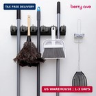 Extra Grip Mop   Broom Holder Wall Mount - Wall Hanging Organizer For Garden Too