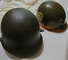 Vintage antique United States Military Army Combat Helmet   Decaled Rare Liner
