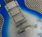 In Stock Ace Frehley Lp 6 Strings Electric Guitar Hhh Pickups Blue Soild Body