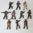 Vintage 1930 s Cast Lead Manoil Barclay  military Soldiers Figures Lot  10 