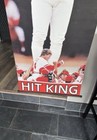Pete Rose Hit King Cincinnati Reds 20x60 Scroll Banner Poster Sign Rare