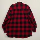 Field   Stream Red Plaid 100  Cotton Flannel Grunge Goblin Core Shirt Size Xxl