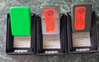 Zippo Windproof Lighters Lot Of 3 Made In Usa W  Boxes