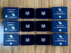 Lot Of 6 American Silver Eagle Dollar  Proof One Ounce With Box   Coa  2012-2017