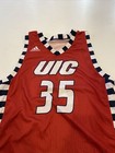 Game Worn Used Jersey Uic Flames Illinois Chicago Mens Large  35