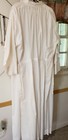 Liturgical Clergy Server Alb Abbey Brand Zipper Front Adjustable Waist Sz Med