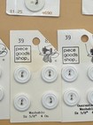 Lot Of 27 Vintage White Button Cards Costumakers La Mode Lansing La Petite Fa
