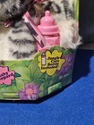 Tyco Kitty Kitty Jungle Kittens Snow Leopard Purring Cat Plush W  Pink  bow