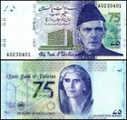 Pakistan 75 Rupees  2023  P-57  Unc  Commemorative X 10 Pcs