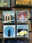 Vintage   Travel Souvenir Fridge Magnets New York Tourist Lot Of 14