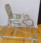 Vintage Taylor Tot Bouncy Baby Seat Walker W Metal Tray  Collapsible Green