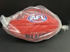 Afl Carlton Blues Sherrin Australian Leather Football Red - Cripps Premiers