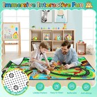 Diysani Kids Dinosaur Play Rug  5x7 Ft Road Rug For Kids   Dinosaur Rugs For    