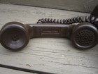 Vintage Stromberg   Carlson Brown Rotary Dial Desk Telephone