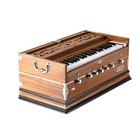 Amrit   Student Model Harmonium 7stopper 3 25 Octave Bass   Male Reeds Padded Bag