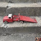 Tonka Ramp Hoist Vintage Pressed Steel Red   White Diecast Toy Truck